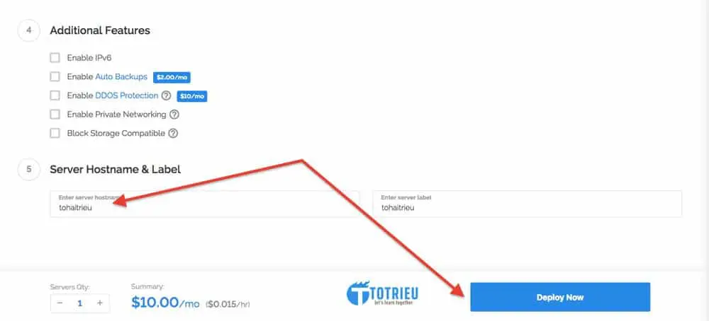 Deploy VPS Windows trên Vultr