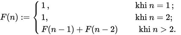 Công thức truy hồi của Dãy số Fibonacci