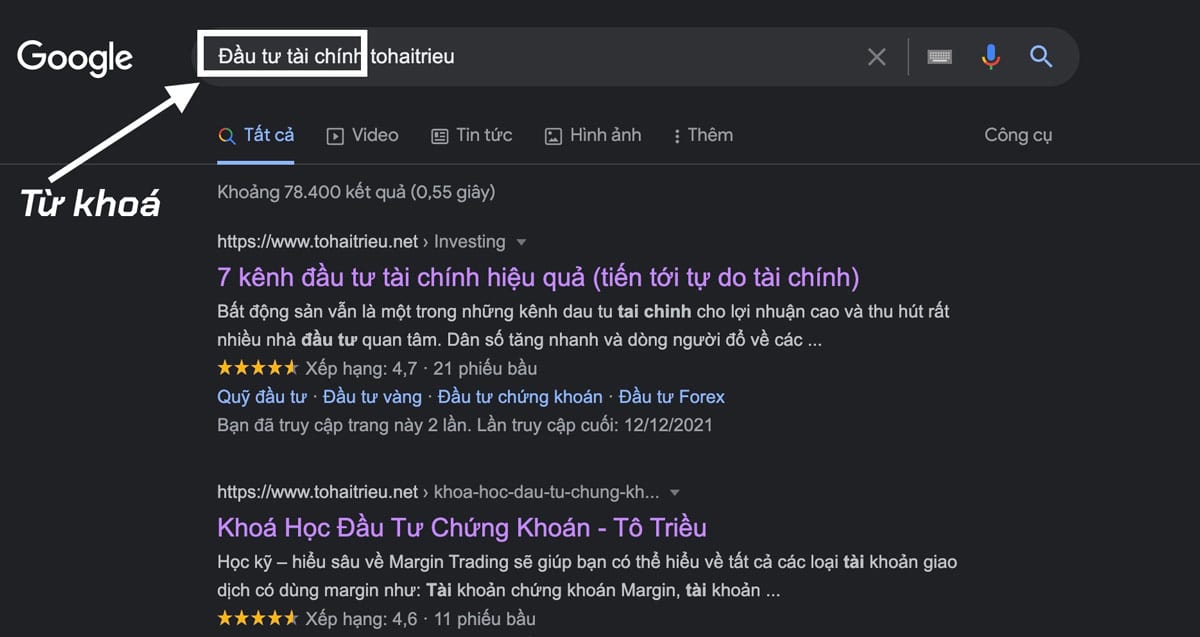 Tìm kiếm giải pháp đầu tư trên tohaitrieu.net