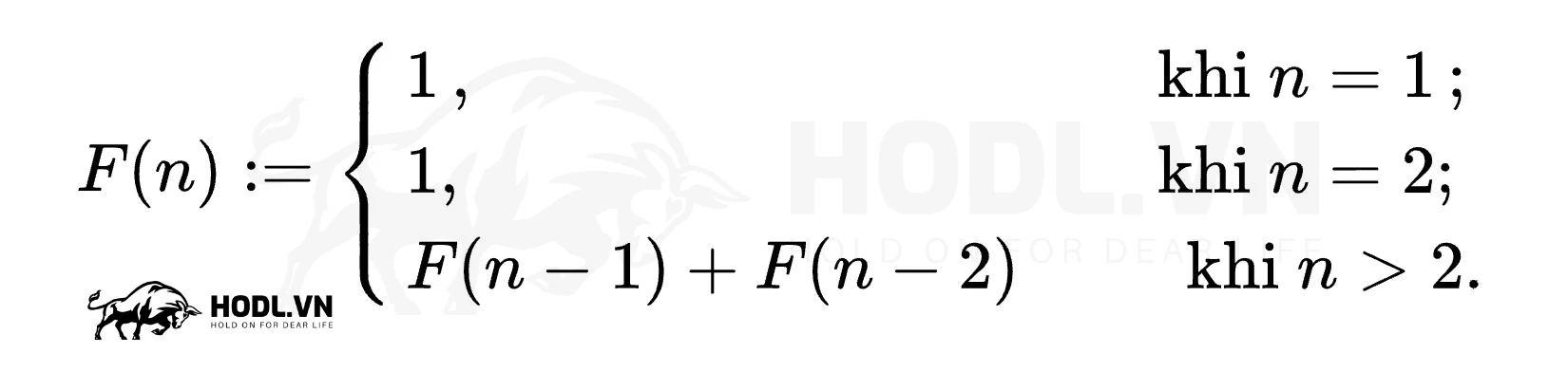 Công thức truy hồi của Dãy số Fibonacci